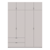 Kleiderschrank Doros Lukas mit Drehtüren Kaschmir 180x50x240 (80737729)