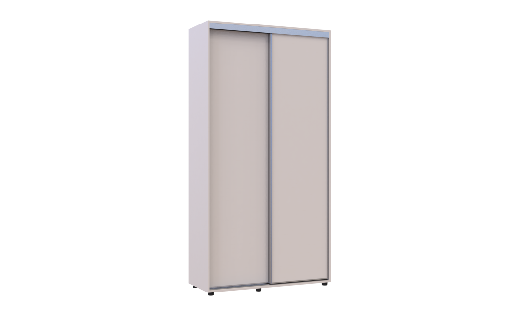 Kleiderschrank Doros Sigma Slim Schiebetüren Kaschmir 2 Türen 110x45x214.4 (42005445)