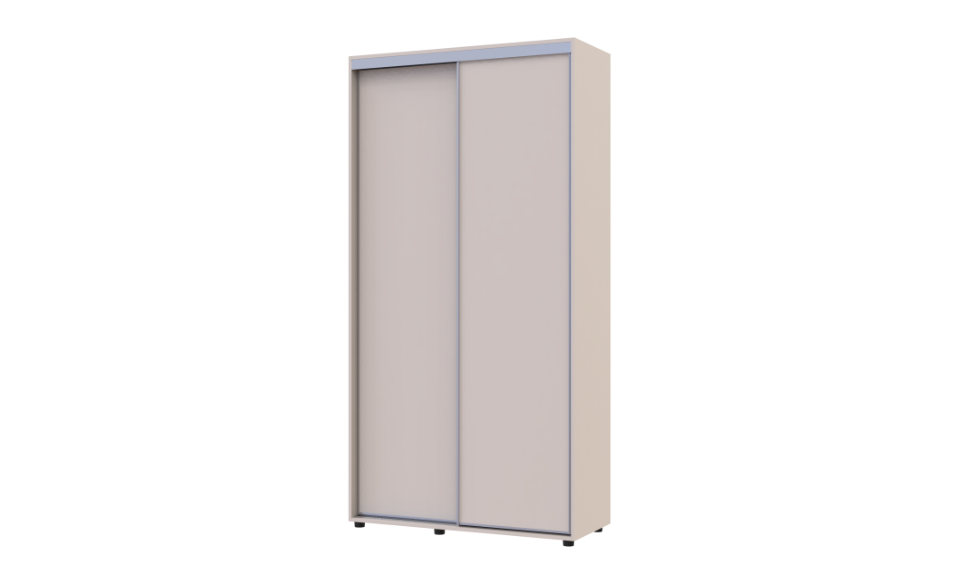 Kleiderschrank Doros Sigma Slim Schiebetüren Kaschmir 2 Türen 110x45x214.4 (42005445)