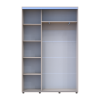 Kleiderschrank Doros Sigma Slim Schiebetüren Kaschmir 2 Türen 140x45x214.4 (42005448)