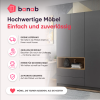 Kleiderschrank Doros Dale Kaschmir/Artisan Eiche 4 Türen 206x52x220 (80737727)