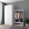 Kleiderständer Doros D2 Weiß 85x41,6x150 (41510080)