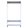 Kleiderständer Doros D2 Weiß 85x41,6x150 (41510080)