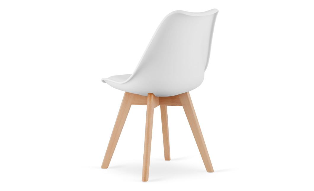 Essgruppe: Tisch NP 120x80 Craft / Schwarz + 2 Stühle MARK Weiß (100408162)
