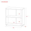Kommode Doros Ron 3 Kaschmir 2 Türen 80x38x81 (41516045)