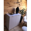 Kommode Doros Ron 3 Weiß 2 Türen 80x38x81 (41516001)