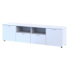 Kommode Doros Ron 4 Weiß 2 Türen 2 Schubladen 180x38x50 (44900221)