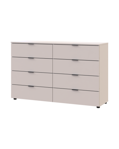Kommode Doros Ron 8 Kaschmir 8 Schubladen 130x38x81 (41516171)