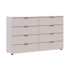 Kommode Doros Ron 8 Kaschmir 8 Schubladen 130x38x81 (41516171)