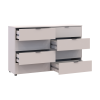Kommode Doros Ron 8 Kaschmir 8 Schubladen 130x38x81 (41516171)