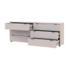 Kommode Doros Ron 9 Kaschmir 6 Schubladen 160x38x62 (41516174)