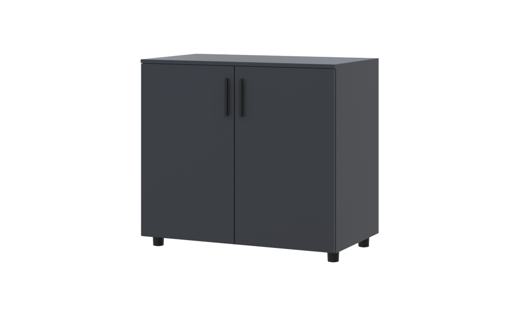 Kommode Doros Thorn Anthrazit 2 Türen 90x51,6x80 (41510149)