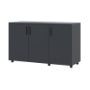 Kommode Doros Thorn Anthrazit 3 Türen 135x51,6x80 (41510173)