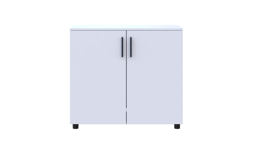Kommode Doros Thorn Weiß 2 Türen 90x51,6x80 (41510145)