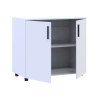 Kommode Doros Thorn Weiß 2 Türen 90x51,6x80 (41510145)