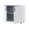 Kommode Doros Thorn Weiß 2 Türen 90x51,6x80 (41510145)