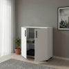 Kommode Doros Thorn Weiß 2 Türen 90x51,6x80 (41510145)
