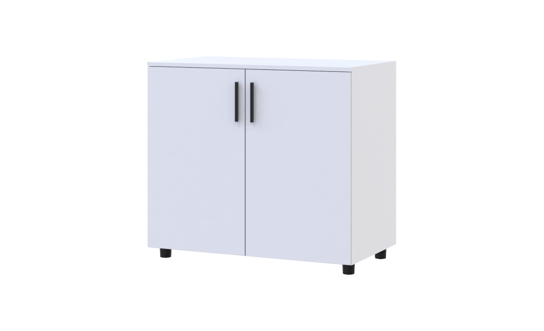 Kommode Doros Thorn Weiß 2 Türen 90x51,6x80 (41510145)