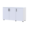 Kommode Doros Thorn Weiß 3 Türen 135x51,6x80 (41510169)