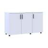 Kommode Doros Thorn Weiß 3 Türen 135x51,6x80 (41510169)