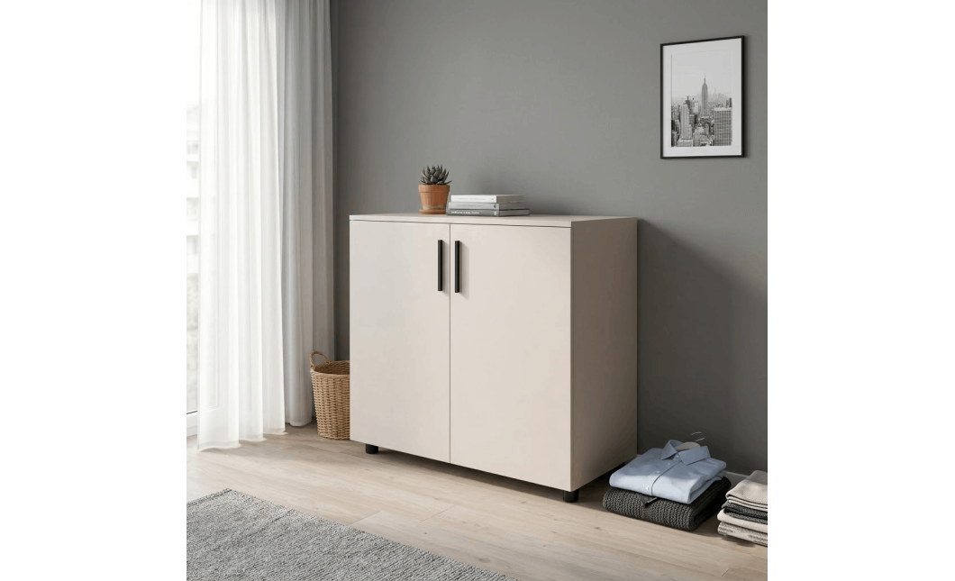 Kommode Doros Thorn Kaschmir 2 Türen 90x51,6x80 (41510151)