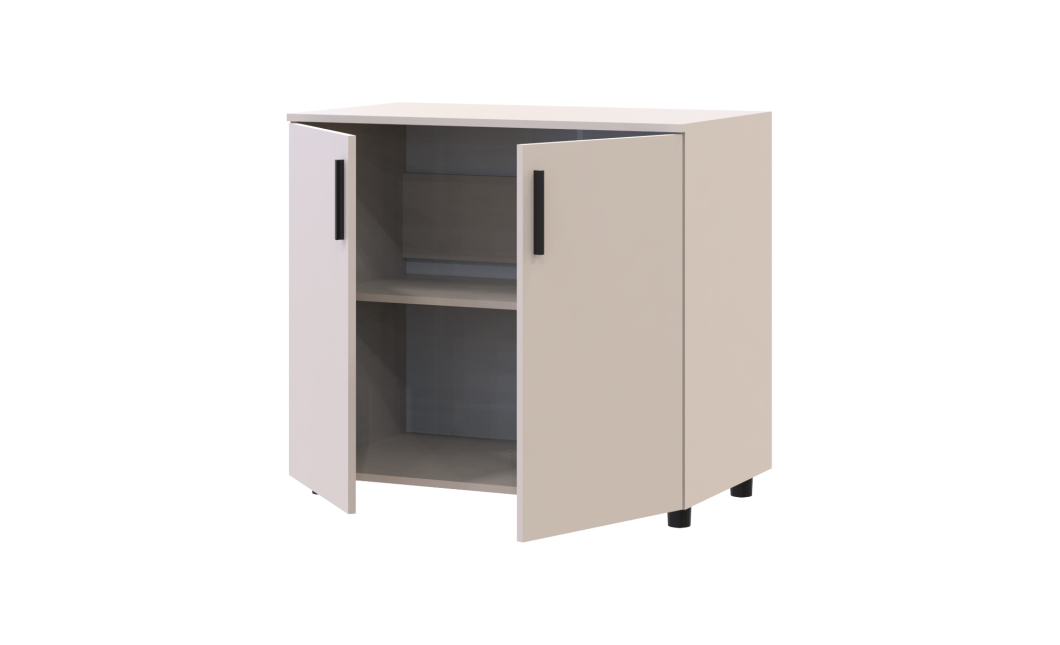 Kommode Doros Thorn Kaschmir 2 Türen 90x51,6x80 (41510151)