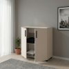 Kommode Doros Thorn Kaschmir 2 Türen 90x51,6x80 (41510151)