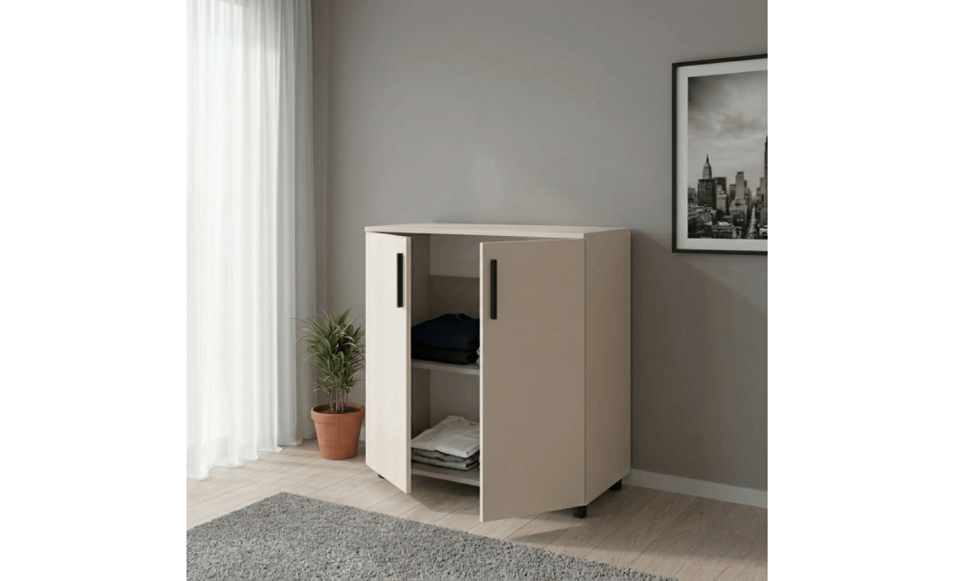 Kommode Doros Thorn Kaschmir 2 Türen 90x51,6x80 (41510151)