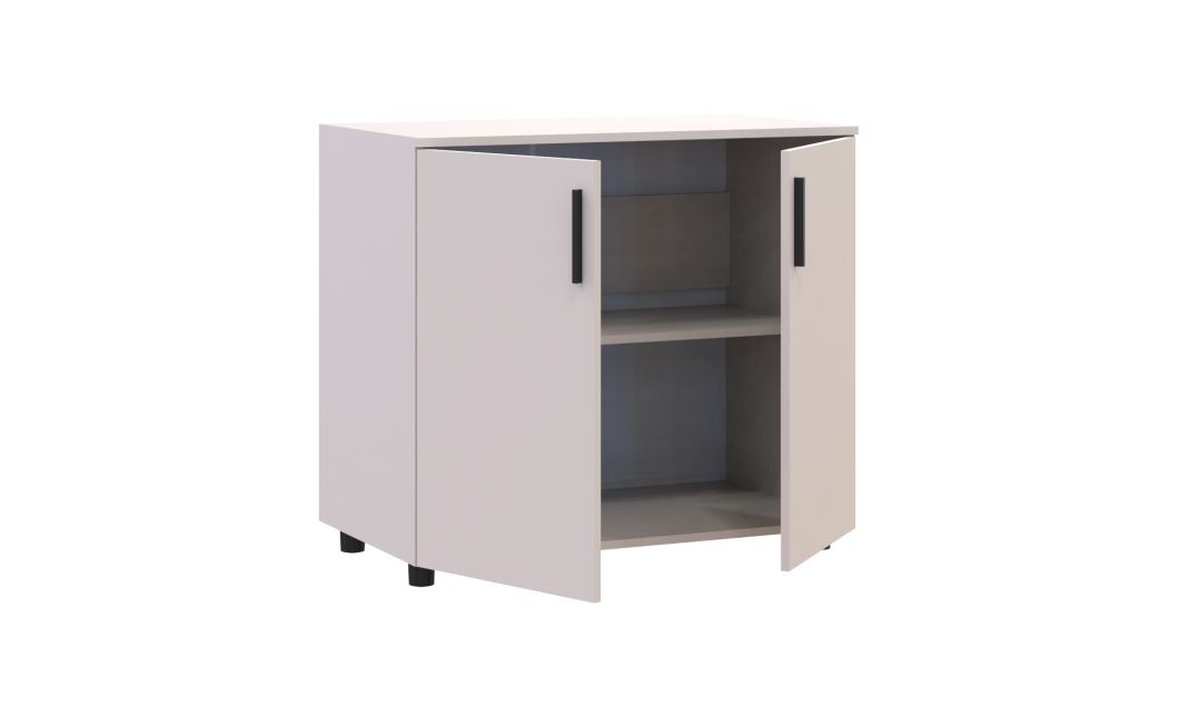 Kommode Doros Thorn Kaschmir 2 Türen 90x51,6x80 (41510151)