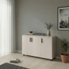 Kommode Doros Thorn Kaschmir 3 Türen 135x51,6x80 (41510175)
