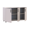 Kommode Doros Thorn Kaschmir 3 Türen 135x51,6x80 (41510175)
