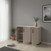 Kommode Doros Thorn Kaschmir 3 Türen 135x51,6x80 (41510175)