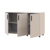 Kommode Doros Thorn Kaschmir 3 Türen 135x51,6x80 (41510175)
