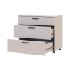 Kommode Doros Thorn Kaschmir 3 Schubladen 90x51,6x80 (41510163)
