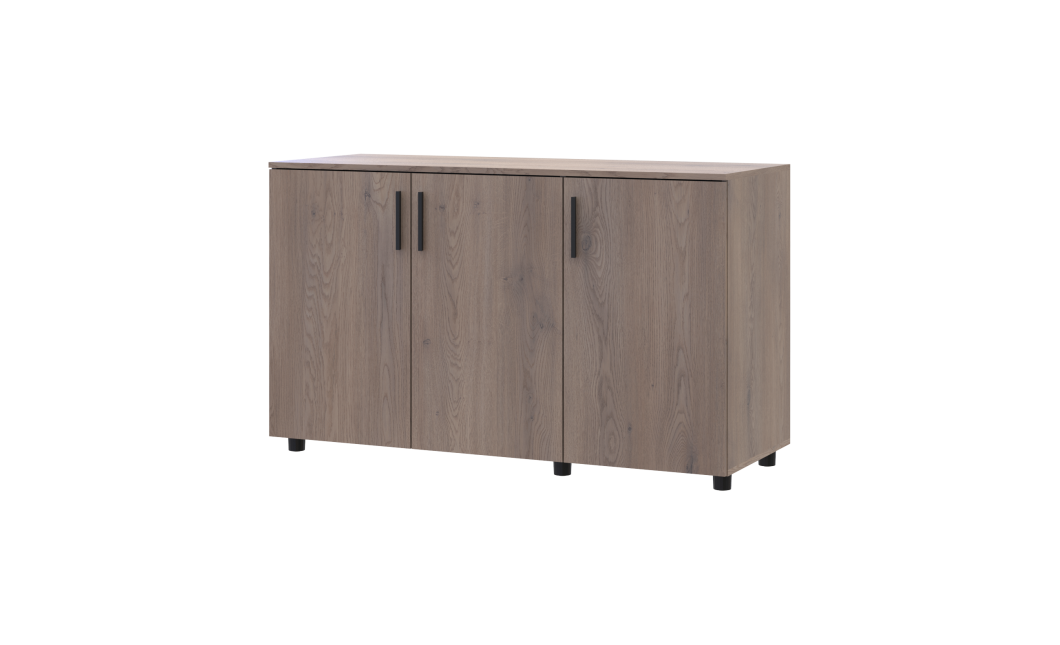 Kommode Doros Thorn Cremona Cannolo 3 Türen 135x51,6x80 (41510165)