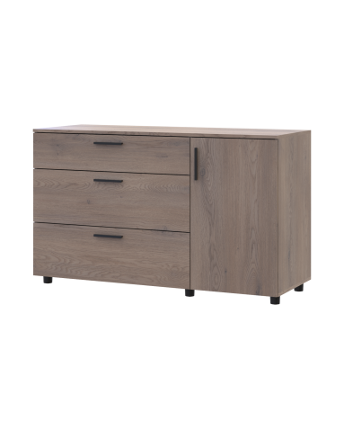 Kommode Doros Thorn Cremona Cannolo 3 Schubladen 1 Tür 135x51,6x80 (41510177)