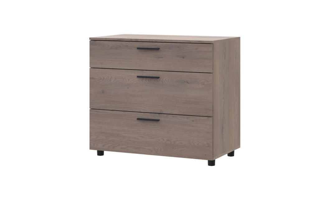Kommode Doros Thorn Cremona Cannolo 3 Schubladen 90x51,6x80 (41510153)