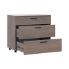 Kommode Doros Thorn Cremona Cannolo 3 Schubladen 90x51,6x80 (41510153)