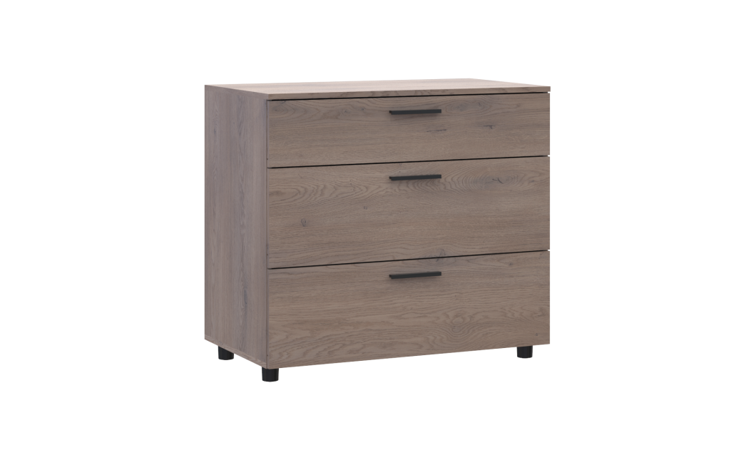 Kommode Doros Thorn Cremona Cannolo 3 Schubladen 90x51,6x80 (41510153)