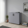 Kommode Doros Thorn Grau 2 Türen 90x51,6x80 (41510147)