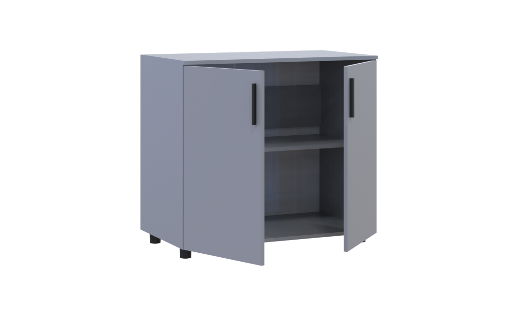 Kommode Doros Thorn Grau 2 Türen 90x51,6x80 (41510147)
