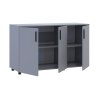 Kommode Doros Thorn Grau 3 Türen 135x51,6x80 (41510171)