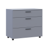 Kommode Doros Thorn Grau 3 Schubladen 90x51,6x80 (41510159)