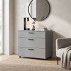 Kommode Doros Thorn Grau 3 Schubladen 90x51,6x80 (41510159)