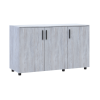 Kommode Doros Thorn Natti Kiefer 3 Türen 135x51,6x80 (41510167)