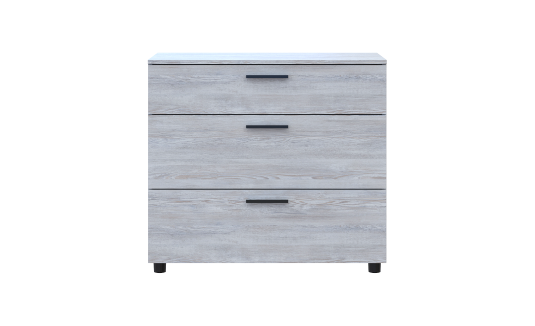 Kommode Doros Thorn Natti Kiefer 3 Schubladen 90x51,6x80 (41510155)