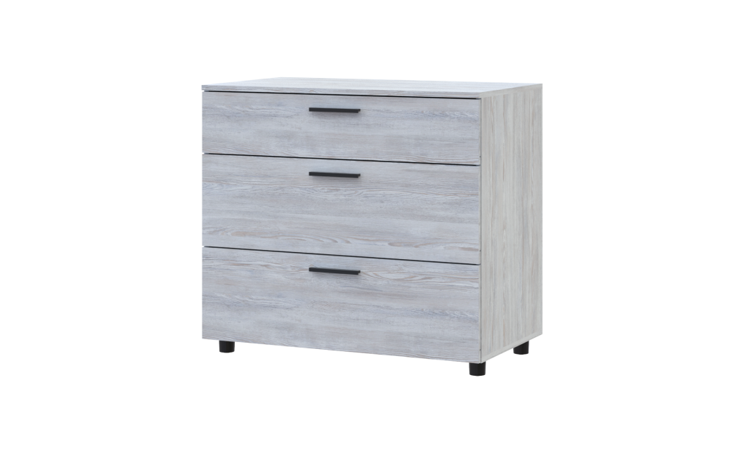 Kommode Doros Thorn Natti Kiefer 3 Schubladen 90x51,6x80 (41510155)