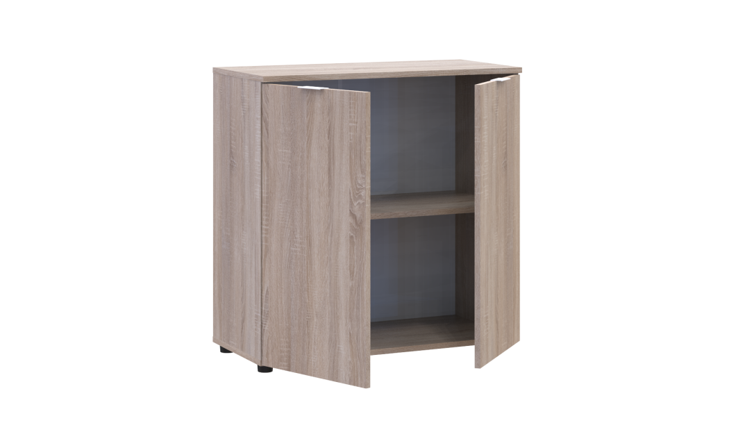 Kommode Doros Ron 3 Sonoma Eiche 2 Türen 80x38x81 (41516296)