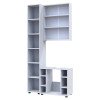 Badezimmerschrank-Set Doros Mira Weiß 84x33x183,5 (41510133)