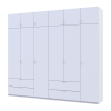 Kleiderschrank Doros Lukas Weiß 3+3 Türen 270x50x240 (42005114)